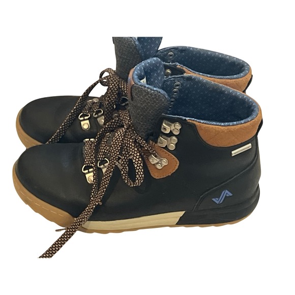 Forsake Patch Waterproof Mid Hiking Boots Women Black Tan Size 8 - Picture 4 of 8